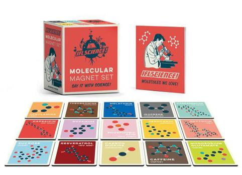 Paperback Iflscience Molecular Magnet Set: Say It with Science! Book