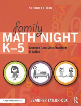 Paperback Family Math Night K-5: Common Core State Standards in Action Book