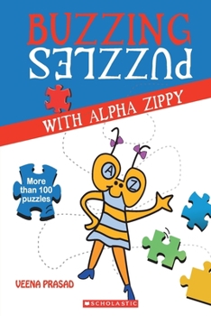 Paperback Buzzing Puzzles with Alpha Zippy Book