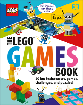 Hardcover The Lego Games Book: 50 Fun Brainteasers, Games, Challenges, and Puzzles! Book