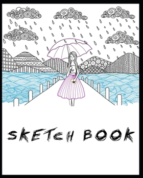 Paperback Sketch Book: A Large Notebook With Blank Paper for Drawing, Writing, Painting, Sketching, 100 Pages, 8x10 Book