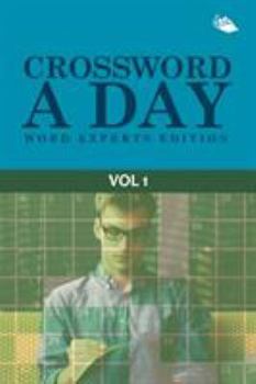 Paperback Crossword A Day Word Experts Edition Vol 1 Book