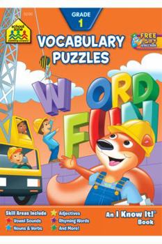 Paperback Vocabulary Puzzles: Grade 1 Book