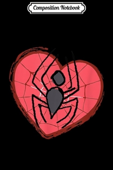 Composition Notebook: Marvel Spider-Man Valentine's Day Heart  Journal/Notebook Blank Lined Ruled 6x9 100 Pages