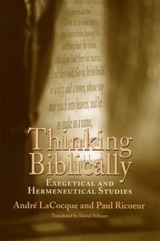 Paperback Thinking Biblically: Exegetical and Hermeneutical Studies Book