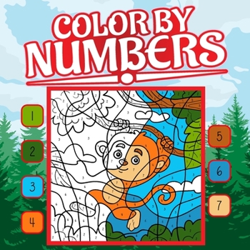 Paperback Color By Numbers for Kids Ages 4-8 Book