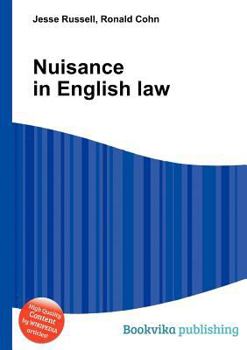 Paperback Nuisance in English Law Book
