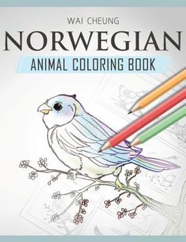 Paperback Norwegian Animal Coloring Book