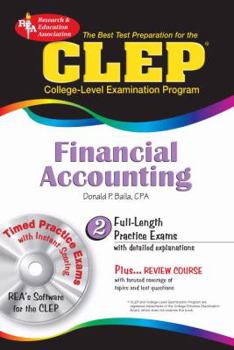 Paperback CLEP Financial Accounting W/ CD-ROM [With CDROM] Book