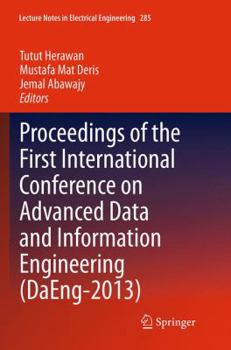 Paperback Proceedings of the First International Conference on Advanced Data and Information Engineering (Daeng-2013) Book