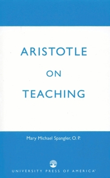 Paperback Aristotle on Teaching Book