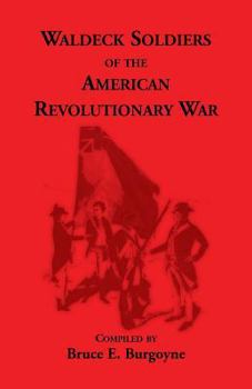 Paperback Waldeck Soldiers of the American Revolutionary War Book