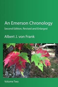 Paperback An Emerson Chronology Book