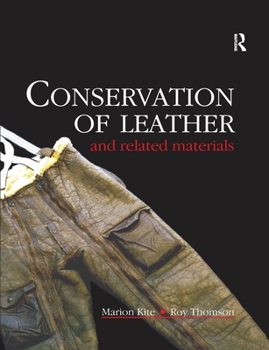 Paperback Conservation of Leather and Related Materials Book