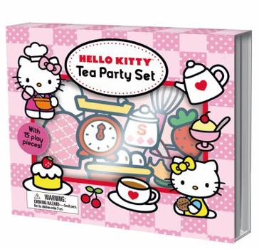 Hardcover Hello Kitty: Tea Party Set: With 15 Play Pieces [With 15 Play Pieces] Book
