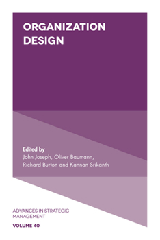 Hardcover Organization Design Book