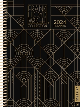 Calendar Frank Lloyd Wright 12-Month 2024 Planner Calendar Book