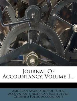 Paperback Journal Of Accountancy, Volume 1... Book