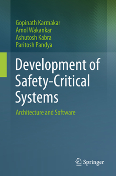 Paperback Development of Safety-Critical Systems: Architecture and Software Book