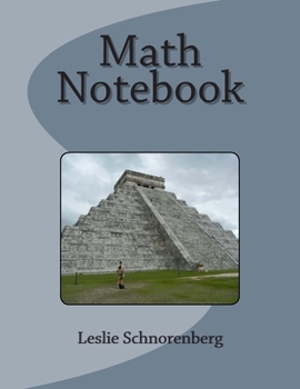 Paperback Math Notebook Book