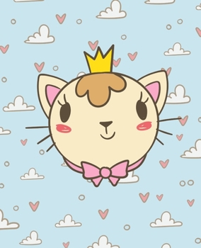 Paperback KITTEN Composition Notebook: 7.5 X 9.25 Primary Ruled 110 pages book for girls, kids, school, students and teachers Book