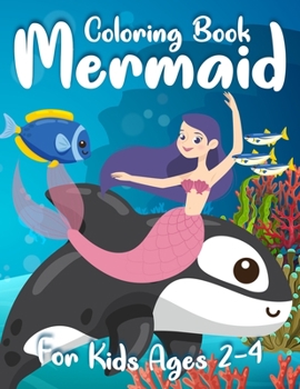 Paperback Mermaid Coloring Book for Kids Ages 2-4: Gorgeous Coloring Pages Book