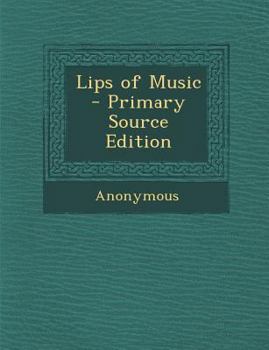 Paperback Lips of Music Book