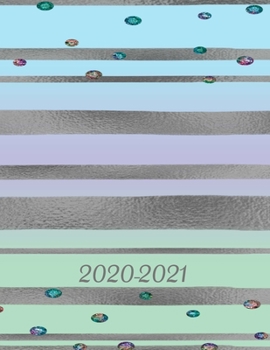 2020-2021 Financial Year Diary Planner: Calendars and Forward Planners | Week on Two Pages | Ideal Tax Return Helper | Large  8.5"x 11" Size | Super Gemstone Effect Cover