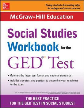 Paperback McGraw-Hill Education Social Studies Workbook for the GED Test Book
