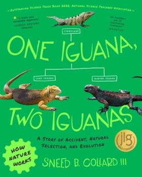 Paperback One Iguana, Two Iguanas: A Story of Accident, Natural Selection, and Evolution Book