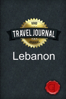Paperback Travel Journal Lebanon Book