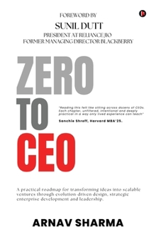 Hardcover Zero to CEO Book