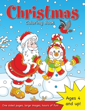 Paperback Christmas Coloring Book for Kids Ages 4-8! Book