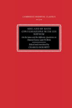 Hardcover Adelard of Bath, Conversations with His Nephew Book