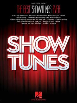 Paperback The Best Showtunes Ever - Piano, Vocal and Guitar Chords Book