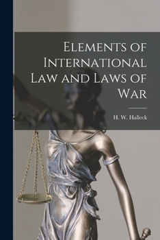 Paperback Elements of International law and Laws of War Book