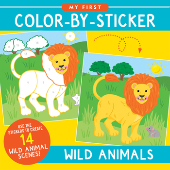 Misc. Wild Animals First Color by Sticker Book