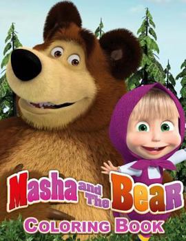 Paperback Masha and the Bear Coloring Book: Awesome Book for Kids and Toddlers Book