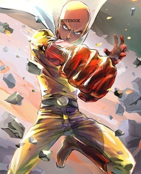 Notebook: One Punch Man Anime Soft Glossy Cover Graph Paper Pages Book 7.5 x 9.25 Inches 110 Pages
