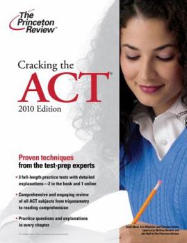 Paperback Cracking the ACT, 2010 Edition (College Test Preparation) Book