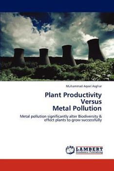 Plant Productivity Versus Metal Pollution: Metal pollution significantly alter Biodiversity & effect plants to grow successfully