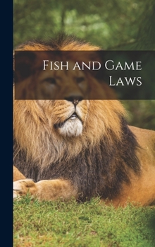 Hardcover Fish and Game Laws Book