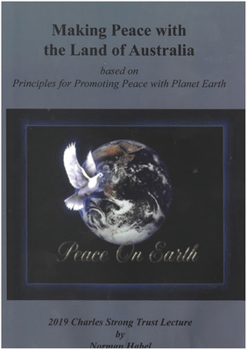 Paperback Making Peace with the Land of Australia: Based on Principles for Promoting Peace with Planet Earth Book