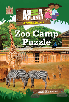 Paperback Zoo Camp Puzzle (Animal Planet Adventures Chapter Book #4) Book