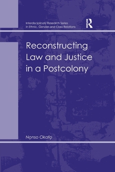Paperback Reconstructing Law and Justice in a Postcolony Book