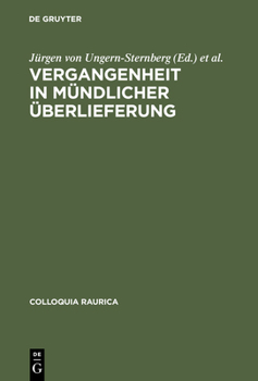 Hardcover Vergangenheit in mündlicher Überlieferung [German] Book