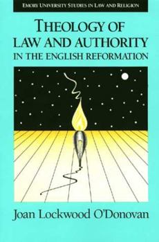 Paperback Theology of Law and Authority in the English Reformation Book