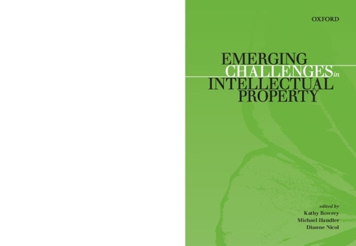 Paperback Emerging Challenges in Intellectual Property Book