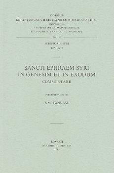 Paperback Sancti Ephraem Syri in Genesim Et in Exodum Commentarii: V. [French] Book