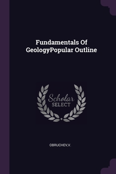 Paperback Fundamentals Of GeologyPopular Outline Book